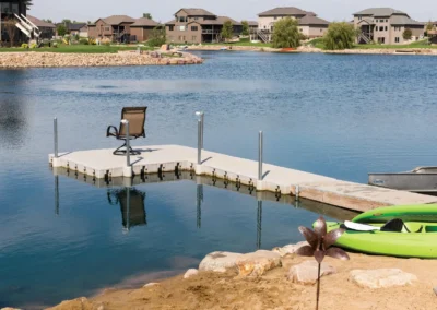 Regatta Docking Services Fishing Dock With Chair